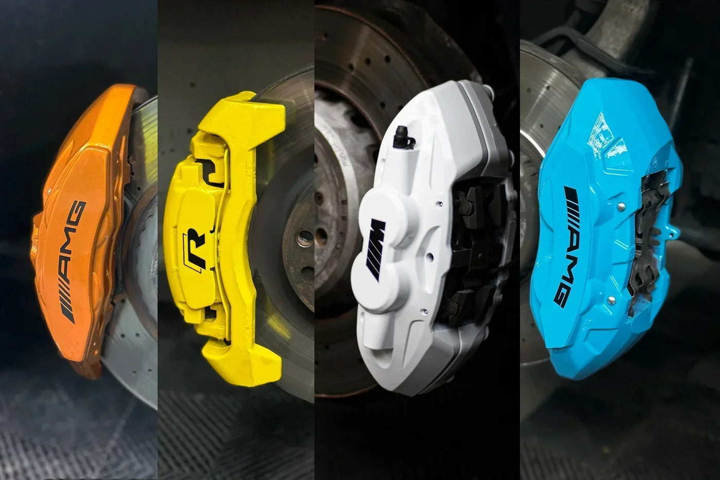 Brake caliper refurbishment and colour change service by Aero Elite