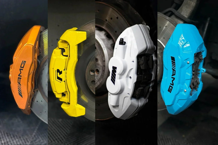 Brake caliper refurbishment and colour change service by Aero Elite