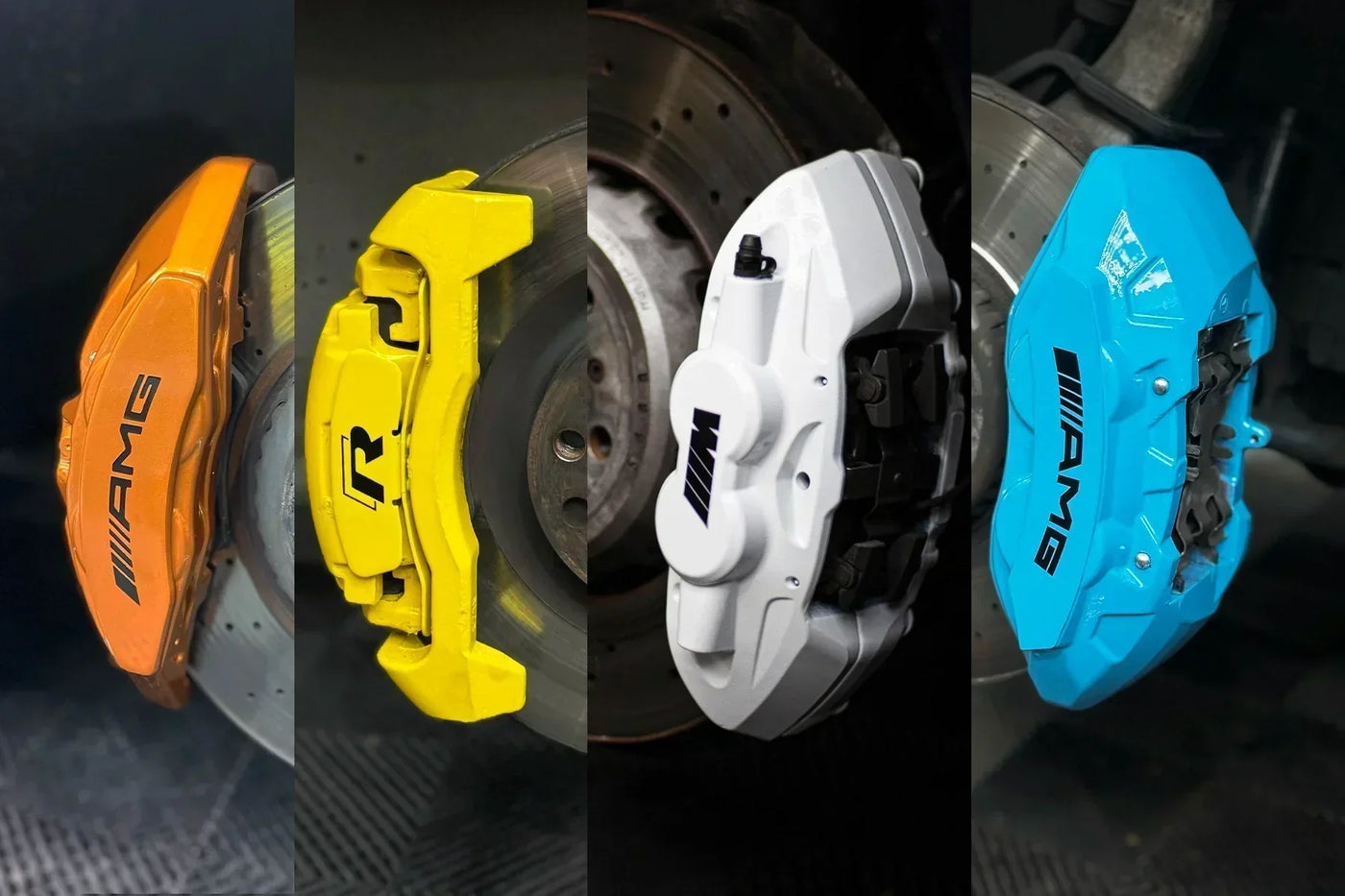 Brake caliper refurbishment and colour change service by Aero Elite