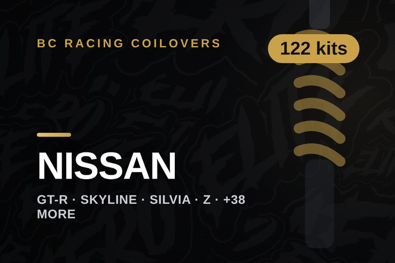 BC Racing coilovers — Nissan