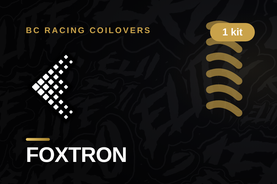 FOXTRON BC Racing Coilovers