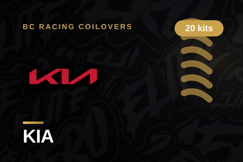 KIA BC Racing Coilovers