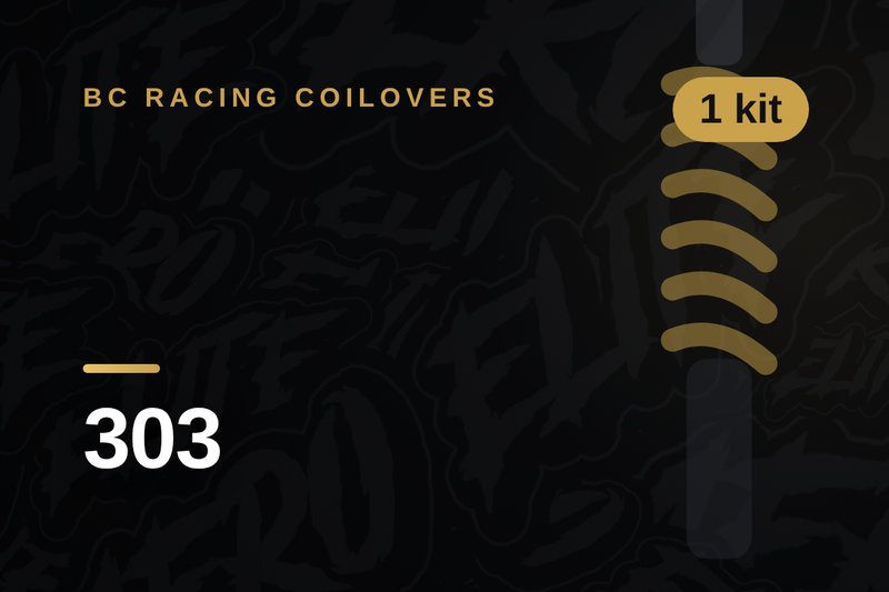 BC Racing coilovers — Nissan 303