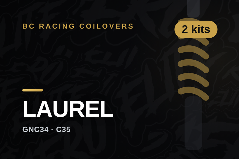 BC Racing coilovers — Nissan Laurel