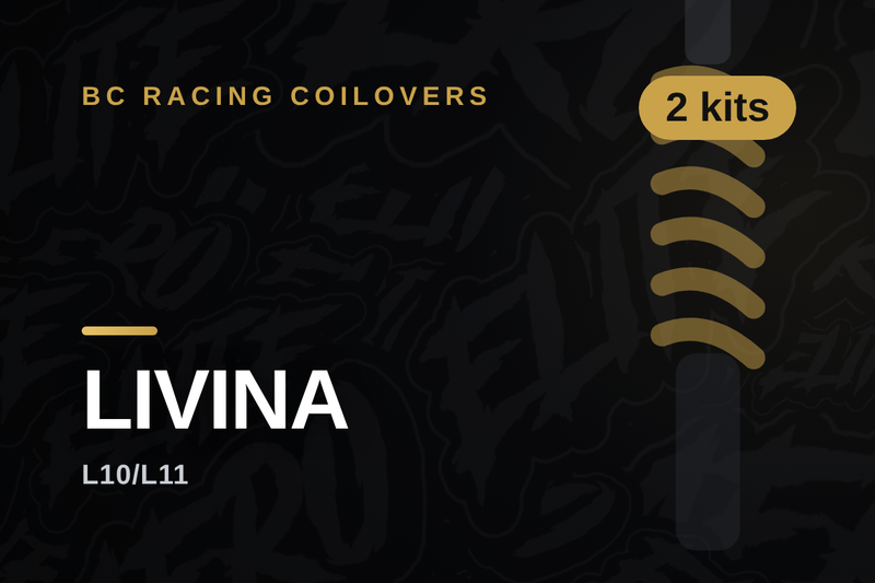 BC Racing coilovers — Nissan Livina