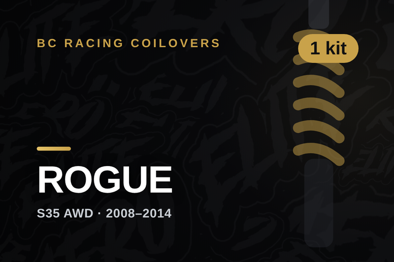 BC Racing coilovers — Nissan ROGUE