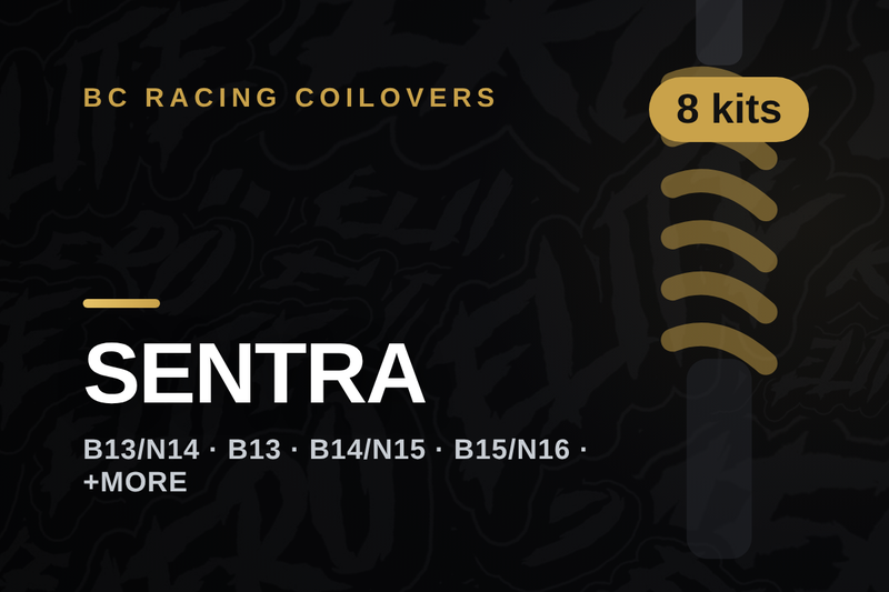 BC Racing coilovers — Nissan Sentra