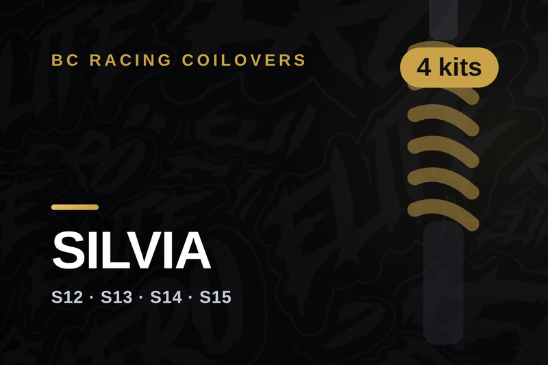 BC Racing coilovers — Nissan Silvia