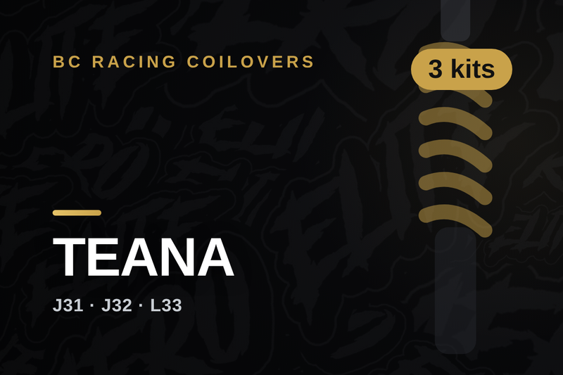 BC Racing coilovers — Nissan TEANA