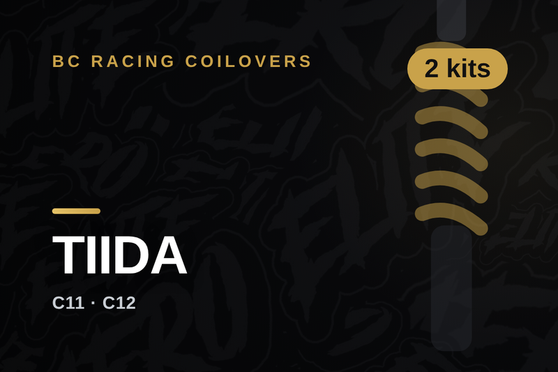 BC Racing coilovers — Nissan TIIDA