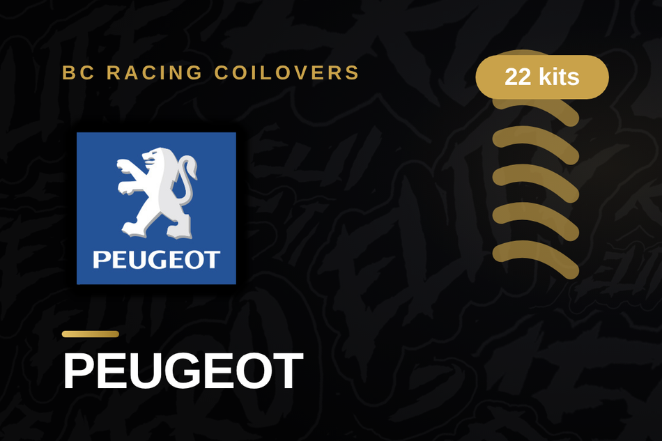 PEUGEOT BC Racing Coilovers
