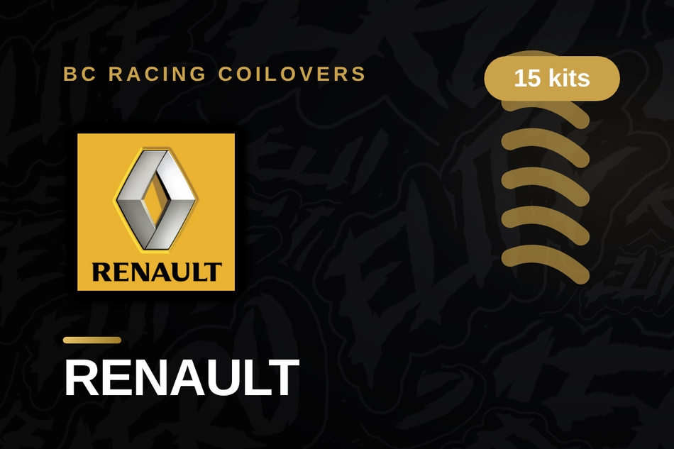 RENAULT BC Racing Coilovers