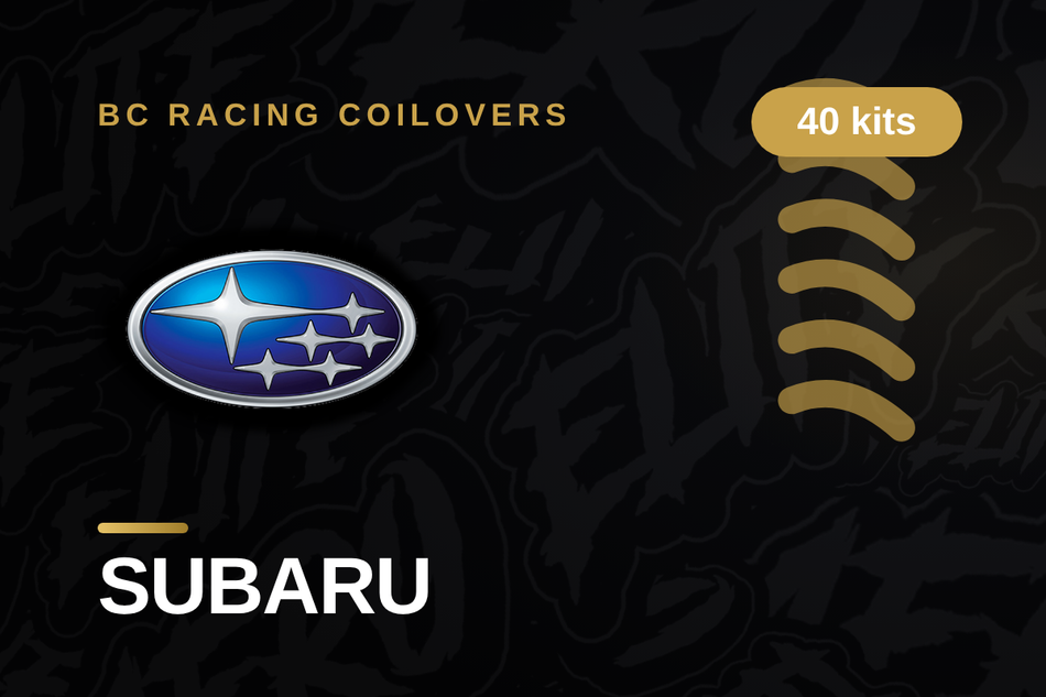 SUBARU BC Racing Coilovers