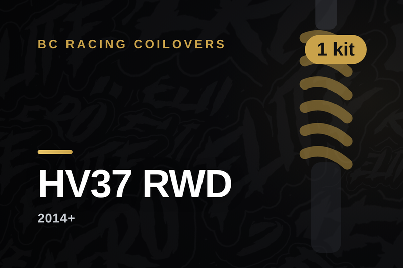 BC Racing coilovers — Nissan Skyline HV37 RWD