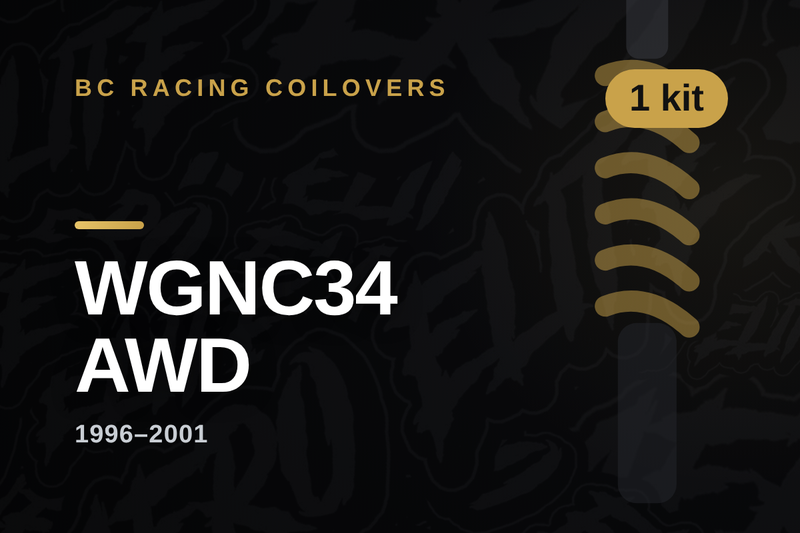 BC Racing coilovers — Nissan Stagea WGNC34 AWD