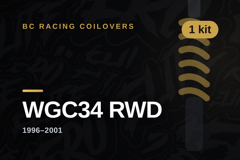 BC Racing coilovers — Nissan Stagea WGC34 RWD