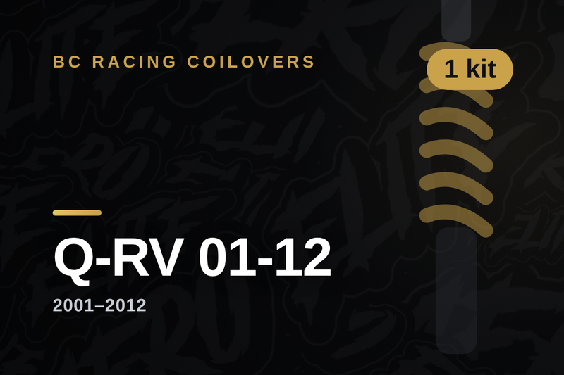 BC Racing coilovers — Nissan Serena Q-RV 01-12