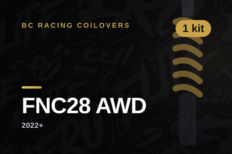 BC Racing coilovers — Nissan Serena FNC28 AWD