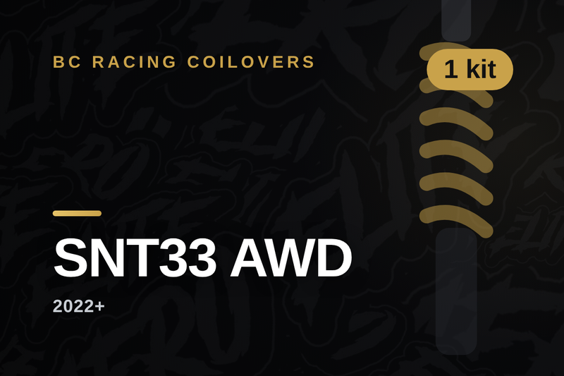BC Racing coilovers — Nissan X-Trail SNT33 AWD