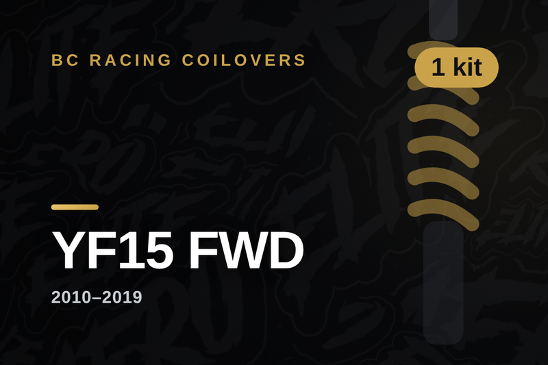 BC Racing coilovers — Nissan JUKE YF15 FWD