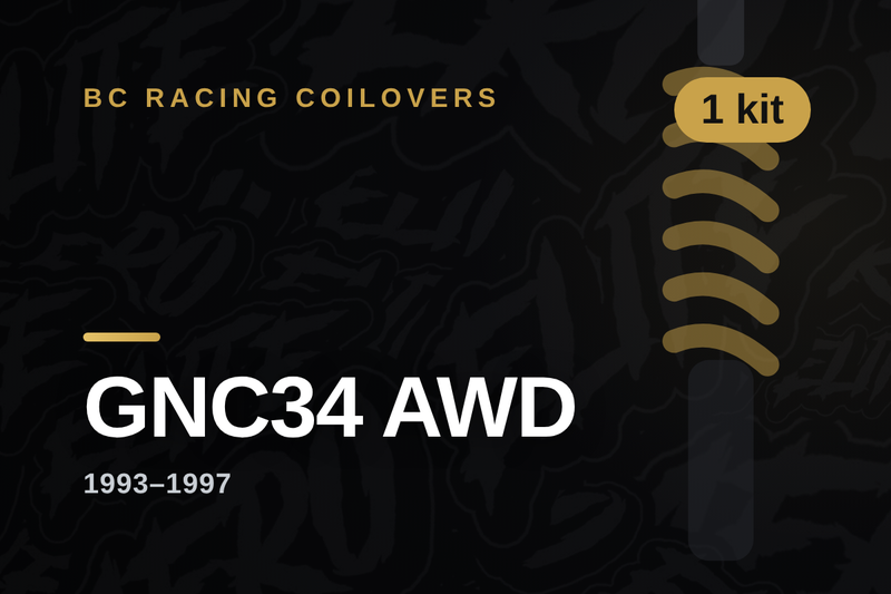BC Racing coilovers — Nissan Laurel GNC34 AWD