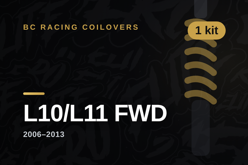 BC Racing coilovers — Nissan Livina L10/L11 FWD