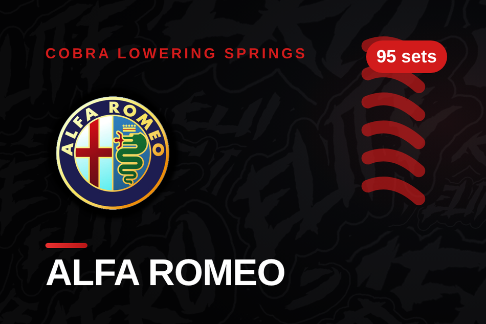 Alfa Romeo Lowering Springs