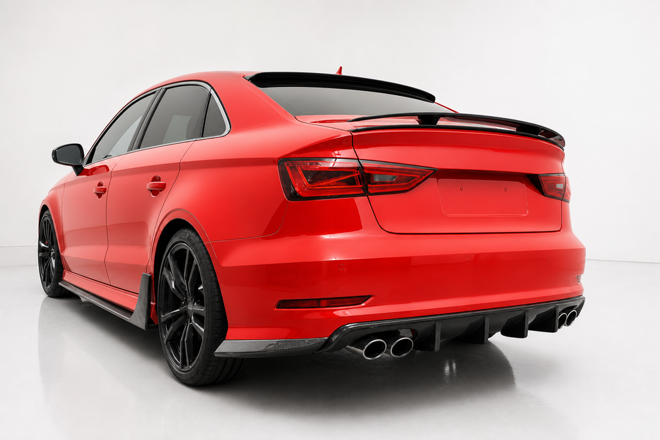 Audi A3 S-Line/S3 Sedan 8V Carbon Fiber Rear Diffuser