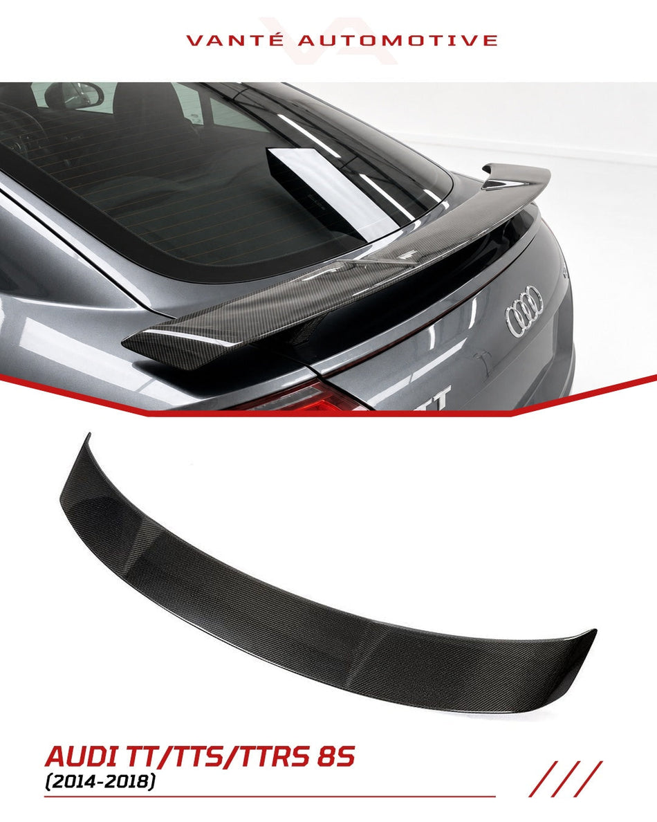 Audi TT/TTS/TTRS 8S Carbon Fiber Rear Wing Spoiler OEM