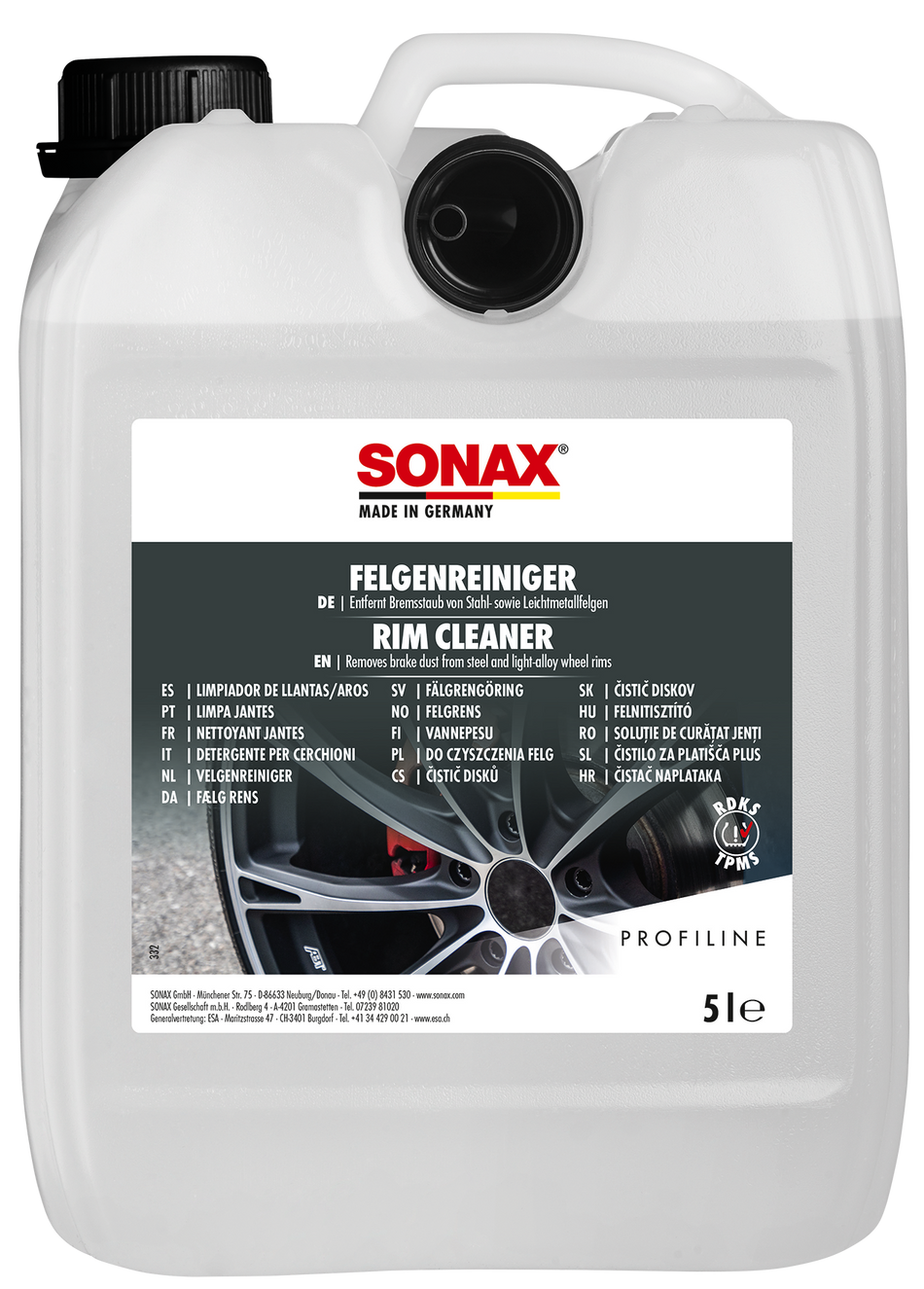 Sonax PROFILINE Rim Cleaner acid-free 5L