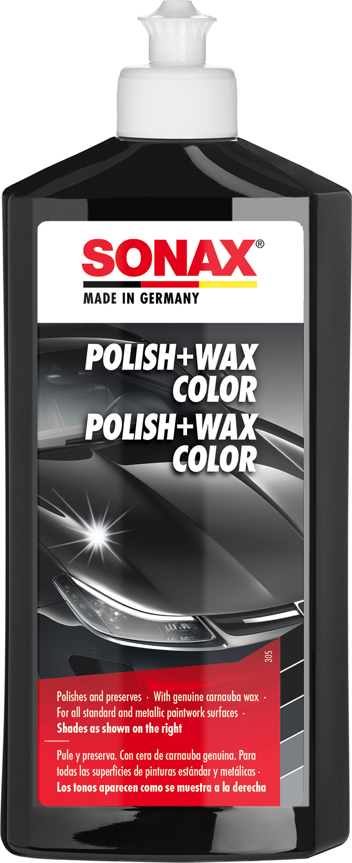 Polish+Wax Color Black 500ml