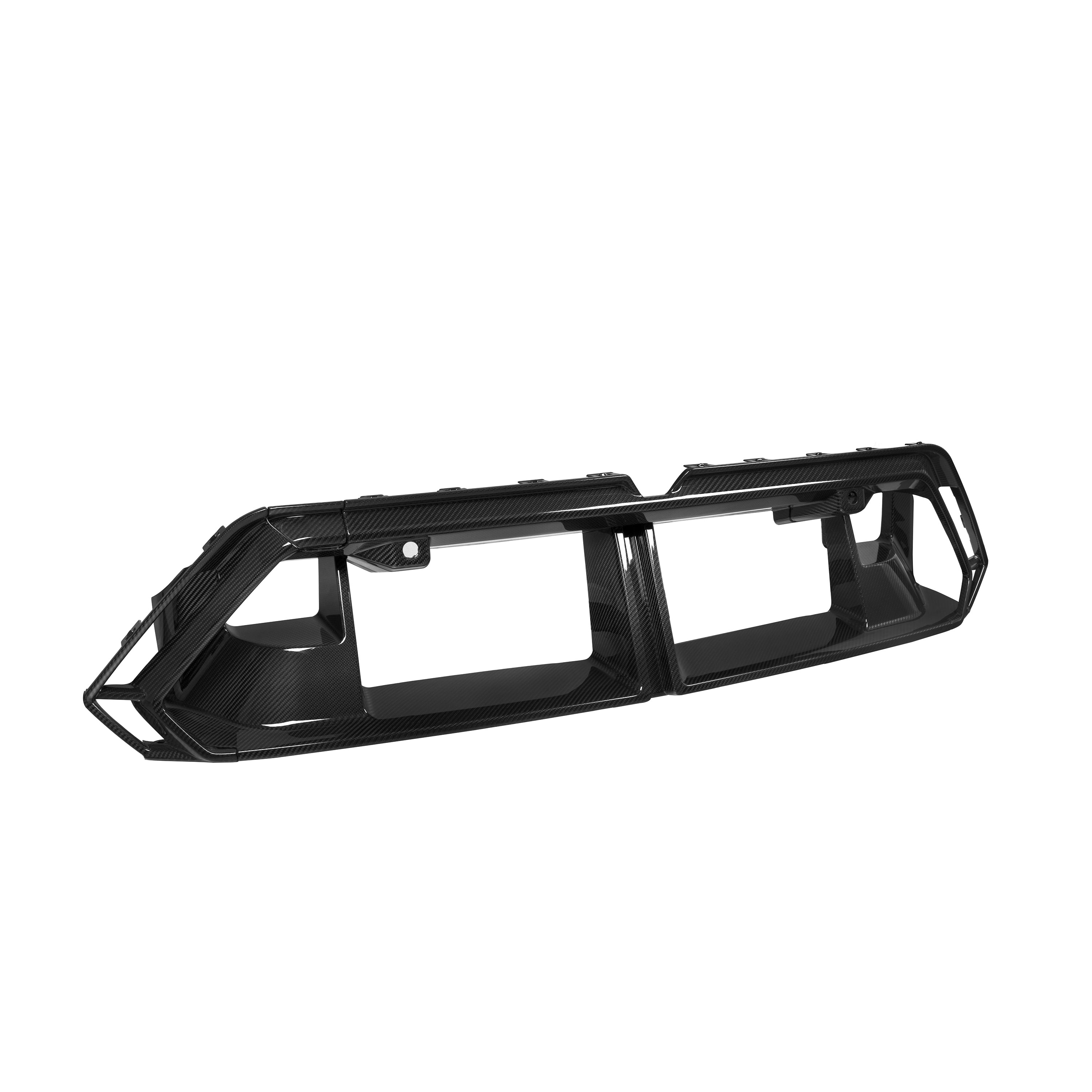 BMW G90/G99 M5 2024+ CARBON FIBRE FRONT BUMPER MIDDLE BUMPER TRIM-Bumper Trim-CT CARBON-CT Carbon - High-quality carbon fiber and gloss black aerodynamic parts for premium sports and luxury vehicles.