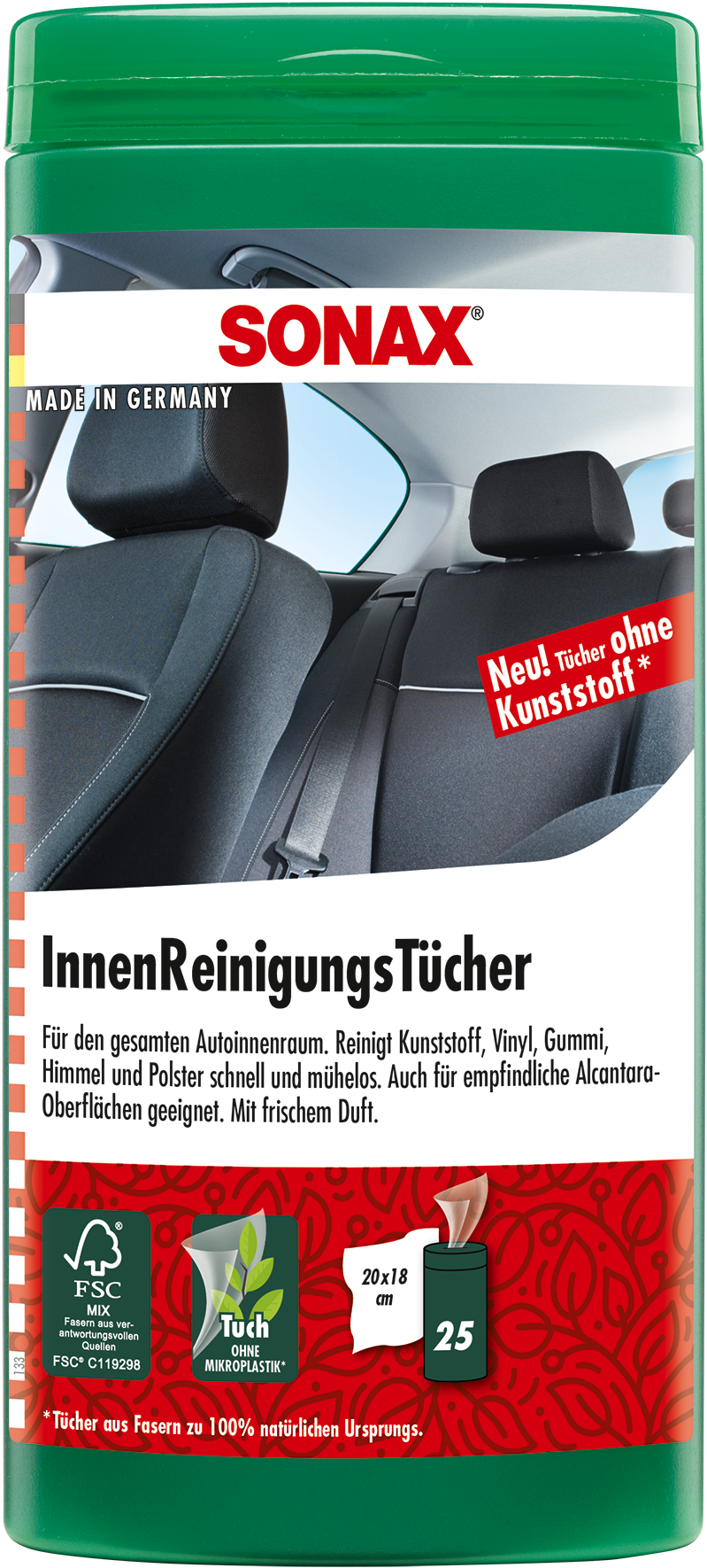 Sonax Car Interior Cleansing Wipes Box