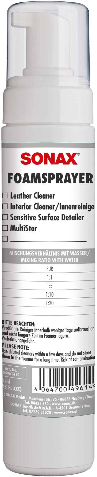 Sonax FoamSprayer (250ml)