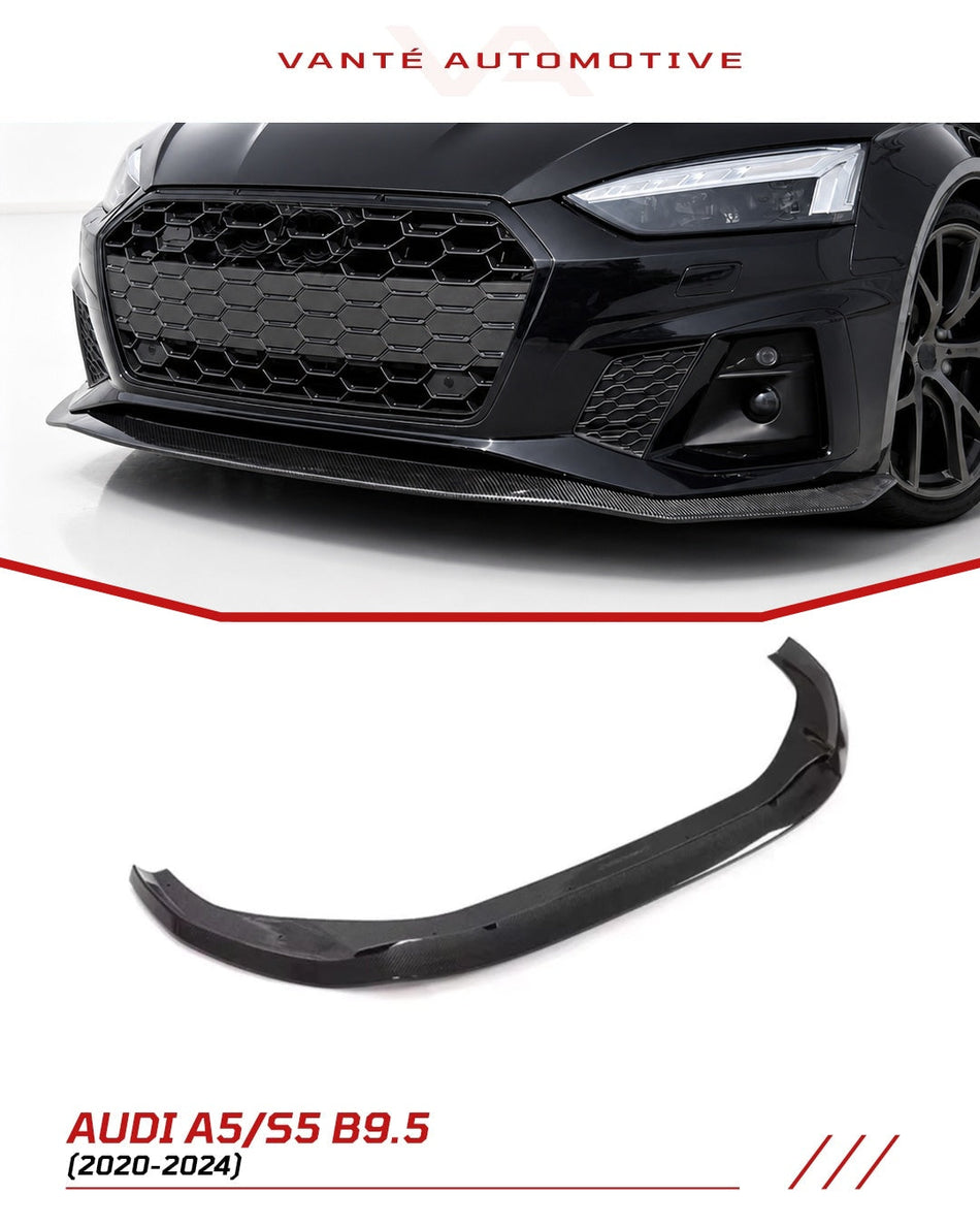 Audi A4/S4 B9.5 Carbon Fibre Front Splitter/Lip