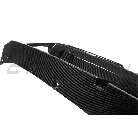 BMW G90/G99 M5 2024+ CARBON FIBRE FRONT BUMPER MIDDLE BUMPER TRIM-Bumper Trim-CT CARBON-CT Carbon - High-quality carbon fiber and gloss black aerodynamic parts for premium sports and luxury vehicles.