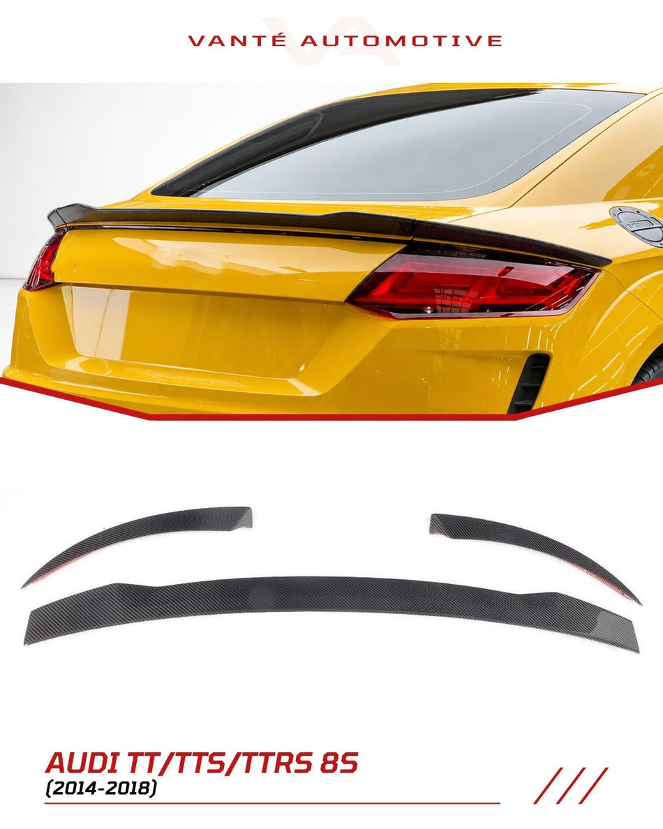 Audi TT/TTS/TTRS 8S Carbon Fiber Rear Wing Spoiler