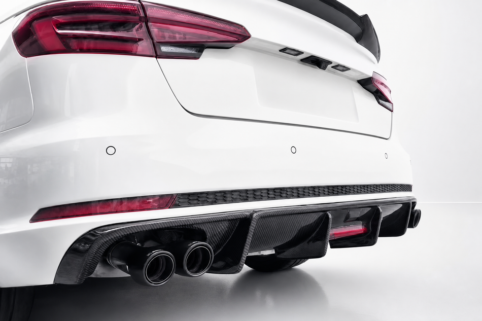 Audi A4 S-Line / S4 B9 Carbon Fibre Rear Bumper Diffuser