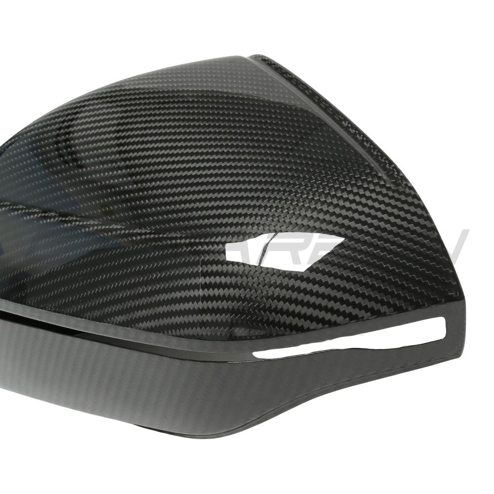 BMW M5 G90, 5 SERIES & i5 M60 G60 PRE-PREG CARBON FIBRE MIRRORS V2 - LHD-Accessories-CT CARBON-CT Carbon - High-quality carbon fiber and gloss black aerodynamic parts for premium sports and luxury vehicles.