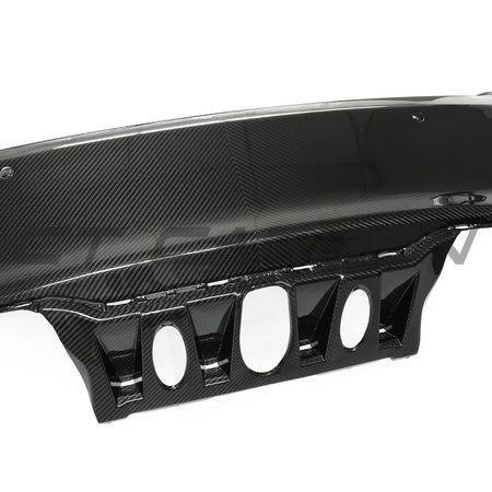 BMW F87 M2/M2C CARBON PRE-PREG FIBRE REAR BUMPER-Bumper-CT CARBON-CT Carbon - High-quality carbon fiber and gloss black aerodynamic parts for premium sports and luxury vehicles.