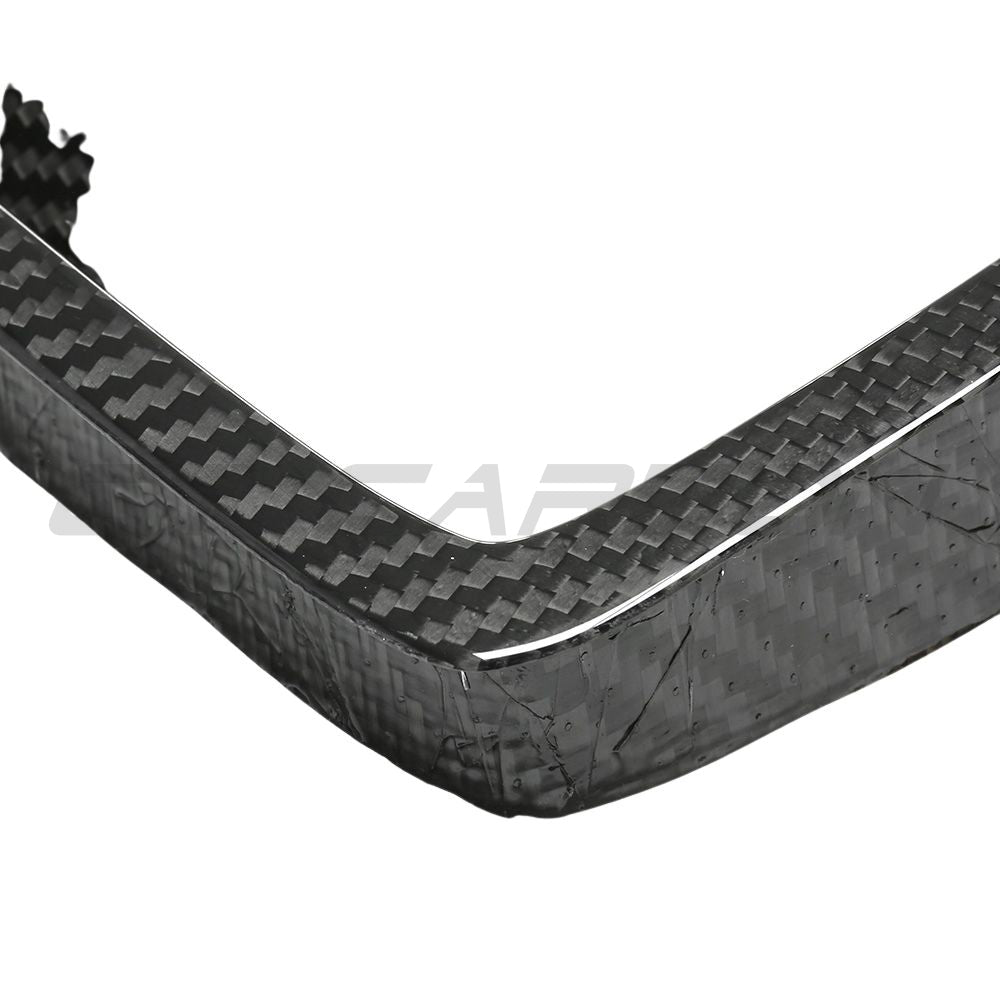 BMW X3M/X4M F97/F98 LCI 2022+ CARBON FIBRE FRONT BUMPER MIDDLE TRIM-Accessories-CT CARBON-CT Carbon - High-quality carbon fiber and gloss black aerodynamic parts for premium sports and luxury vehicles.