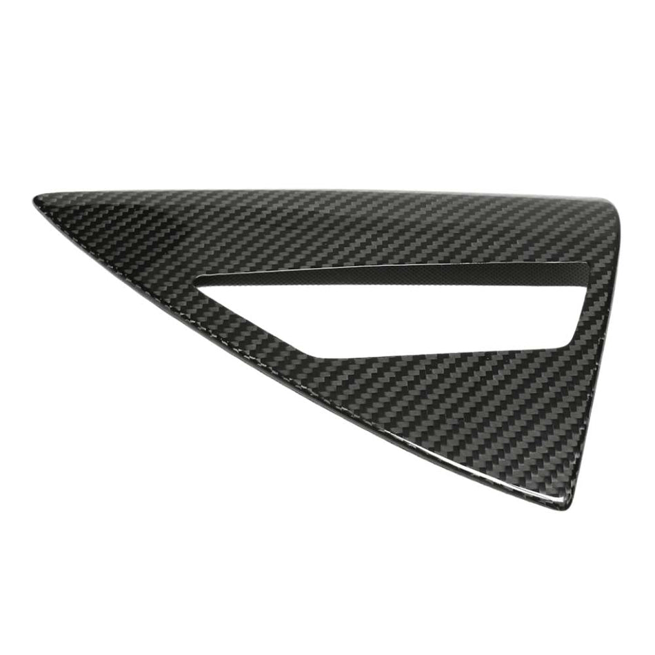 TESLA MODEL Y 2025+ FACELIFT DRY CARBON FIBRE CHARGING LAMP COVER - V1