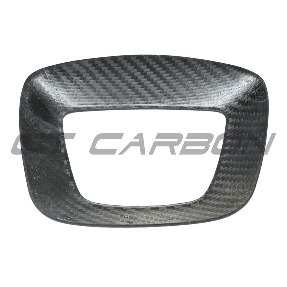TESLA MODEL Y 2025+ FACELIFT MATTE DRY CARBON FIBRE STEERING WHEEL AIRBAG COVER - V1
