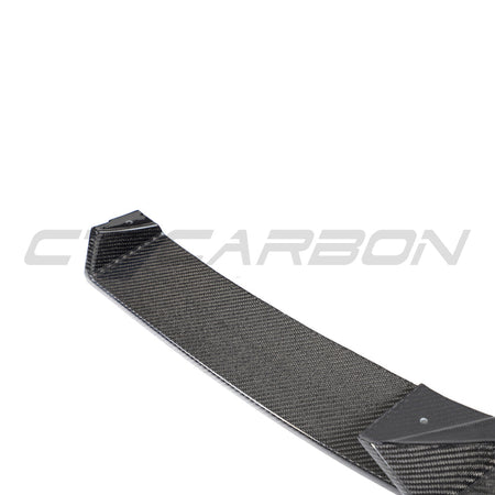 BMW X3M/X4M F97/F98 LCI 2022+ CARBON FIBRE SPLITTER-Splitter-CT CARBON-CT Carbon - High-quality carbon fiber and gloss black aerodynamic parts for premium sports and luxury vehicles.