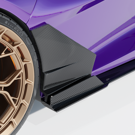 LAMBORGHINI REVUELTO CARBON FIBRE DOOR TRIM - CT DESIGN-Side Skirts-CT CARBON-CT Carbon - High-quality carbon fiber and gloss black aerodynamic parts for premium sports and luxury vehicles.