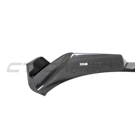 BMW X3M/X4M F97/F98 LCI 2022+ CARBON FIBRE SPLITTER-Splitter-CT CARBON-CT Carbon - High-quality carbon fiber and gloss black aerodynamic parts for premium sports and luxury vehicles.