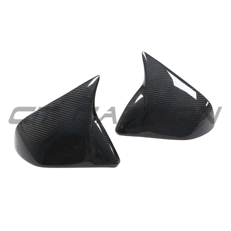 MUSTANG S550 2015-2022 CARBON FIBRE MIRROR COVER REPLACEMENT - V2