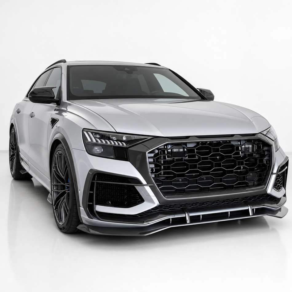 Audi RSQ8 4M Carbon Fibre Front Lip Splitter