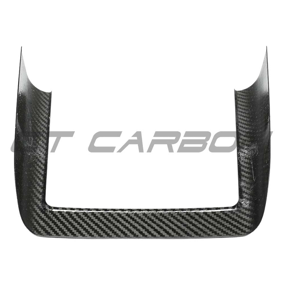 TESLA MODEL Y 2025+ FACELIFT DRY CARBON WIRELESS CHARGER FRAME COVER - V1