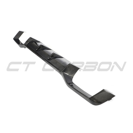 BMW G02 X4 & F98 X4M LCI 2022-2025 CARBON FIBRE DIFFUSER-Diffuser-CT CARBON-CT Carbon - High-quality carbon fiber and gloss black aerodynamic parts for premium sports and luxury vehicles.